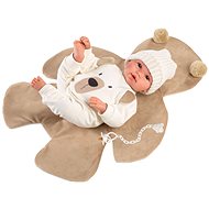 Llorens 63645 New Born - realistická panenka miminko se zvuky a měkkým látkový tělem - 36 cm