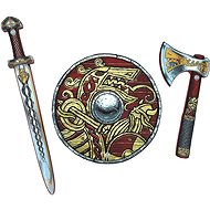 Liontouch Vikingský set - Meč, štít a sekera - Dětská zbraň