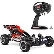 Traxxas Bandit 1:10 RTR red and black with LED lighting