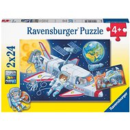 Puzzle Ravensburger Puzzle 056651 Cesta Vesmírem 2X24 Dílků 