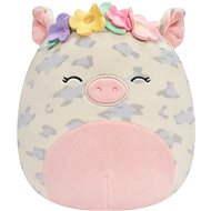 Squishmallows Strakaté prasátko s čelenkou - Rosie - Plyšák
