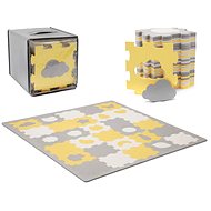 Kinderkraft Select Podložka pěnová puzzle Luno 185 × 165 cm Yellow 30 ks - Pěnové puzzle