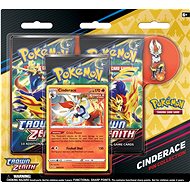 Pokémon TCG: SWSH12.5 Crown Zenith Pin Collection - Cinderace - Karetní hra