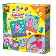 Ses Malování a tvoření - diamantová zvířátka - Kreativní sada