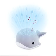 ZAZU - Velryba WALLY šedá - Noční světlo