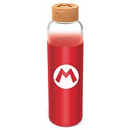 Skleněná láhev s návlekem 585 ml, Super Mario