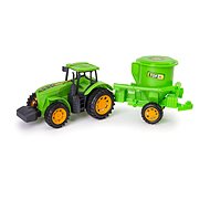 Traktor s přívěsem 41x10x11cm - Traktor
