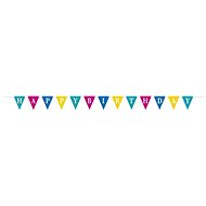 Girlanda vlajky - narozeniny - happy birthday - 274 cm - Party doplňky