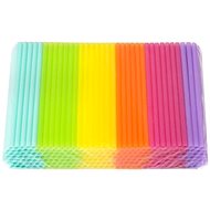 Brčka - slámky jumbo pastelové - mix barev - 24 cm x 9 mm (250 ks) - Party doplňky