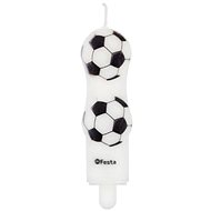Candle for a Soccer Ball Cake -1 pc - 9cm - Candle