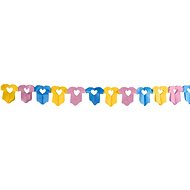 Girlanda Baby Shower, 6m, mix barev - Party doplňky