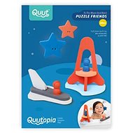 QUUTopia Výprava na Měsíc - Puzzle do vody 3D - Vodolepky