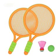 Sada raket s košíkem a míčkem; 39x23,5x3,5cm - Badmintonový set