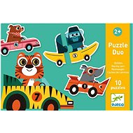 Duo puzzle Závodní auta - Puzzle