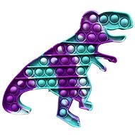 Pop It Dinosaur 5 Jumbo Violet Green - Pop It