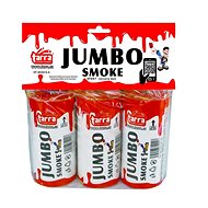 Dýmovnice - jumbo smoke - červená - 3ks - trhací pojistka - Ohňostroj