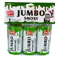 Dýmovnice - jumbo smoke -  zelená - 3ks - trhací pojistka - Ohňostroj