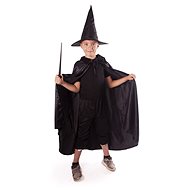 Plášť čarodějnice - čaroděj s kloboukem / halloween - Dětský kostým