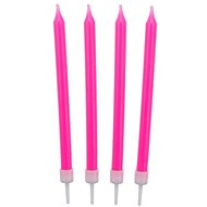Birthday candles 8,6 cm 10 pcs pink - Candle