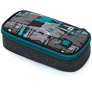 Penál Studentský penál bagmaster case bag 21 B green/gray