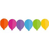 Girlanda párty - narozeniny - balónky - 360 x 13,5 x 18 cm - Dekorace