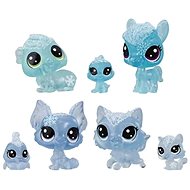 Littlest Pet Shop Zvířátka z ledového království 7ks - modrá - Herní set
