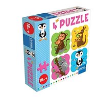 4 puzzle - tučňák - Puzzle