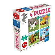 4 puzzle - myška - Puzzle