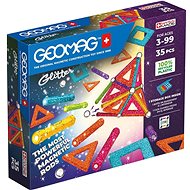 Geomag Glitter Recycled 35 dílků - Stavebnice
