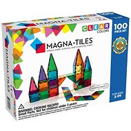 Valtech Magnetická stavebnice MagnaTiles 100 Clear  - Stavebnice