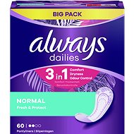 ALWAYS Dailies Fresh & Protect Normal Intimky 60 ks - Slipové vložky
