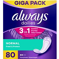ALWAYS Dailies Fresh & Protect Normal Intimky 80 ks - Slipové vložky