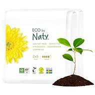 NATY Dámské ECO vložky - super - cestovní balení 2x5 ks - Menstruační vložky