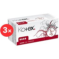 KOTEX Super 3 × 32 ks - Tampony