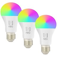 Immax NEO LITE E27 11W barevná a bílá, stmívatelná, WiFi, 3 pack - LED žárovka