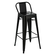 barová židle Paris Back short 75cm černá - Barová židle
