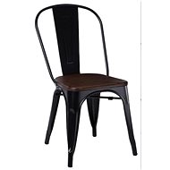 Židle Paris Wood borovice černá - Jídelní židle