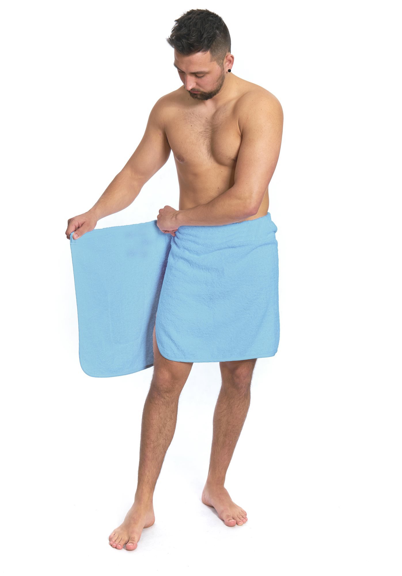 Interkontakt Pánský saunový ručník Light Blue - Ručník