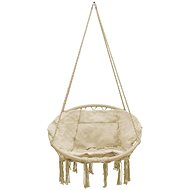 IWHome Hanging armchair AMBROSIA with cushions beige IWH-10190005 - Rocking Chair