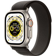 Apple Watch Ultra 49mm titanové pouzdro s černo-šedým trailovým tahem - S/M - Chytré hodinky
