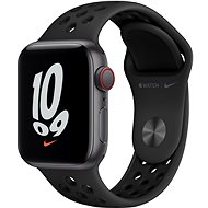 Apple Watch Nike SE Cellular 40mm Vesmírně šedý hliník s antracitovým/černým sportovním řemínkem Nik - Chytré hodinky