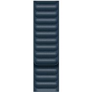 Apple 40mm baltsky modrý kožený tah – velký - Řemínek