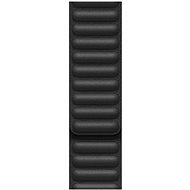 Řemínek Apple 40mm černý kožený tah – velký
