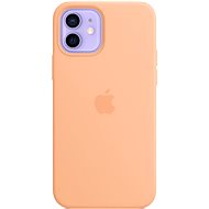 Kryt na mobil Apple iPhone 12 a 12 Pro Silikonový kryt s MagSafe melounově oranžový - Kryt na mobil