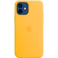 Kryt na mobil Apple iPhone 12 a 12 Pro Silikonový kryt s MagSafe - slunečnicový - Kryt na mobil
