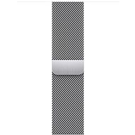 Apple Watch 45mm Stříbrný milánský tah řemínek - Řemínek