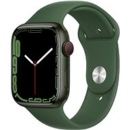 Chytré hodinky Apple Watch Series 7 45mm Cellular Zelený hliník s listově zeleným sportovním řemínkem
