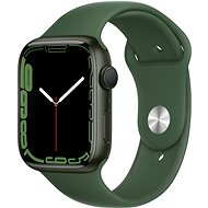 Apple Watch Series 7 45mm Zelený hliník s listově zeleným sportovním řemínkem - Chytré hodinky