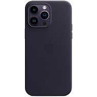 Apple iPhone 14 Pro Max Kožený kryt s MagSafe inkoustově fialový - Kryt na mobil