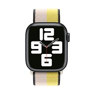 Řemínek Apple Watch 45mm ovesně mléčný/citrusově žlutý provlékací sportovní řemínek